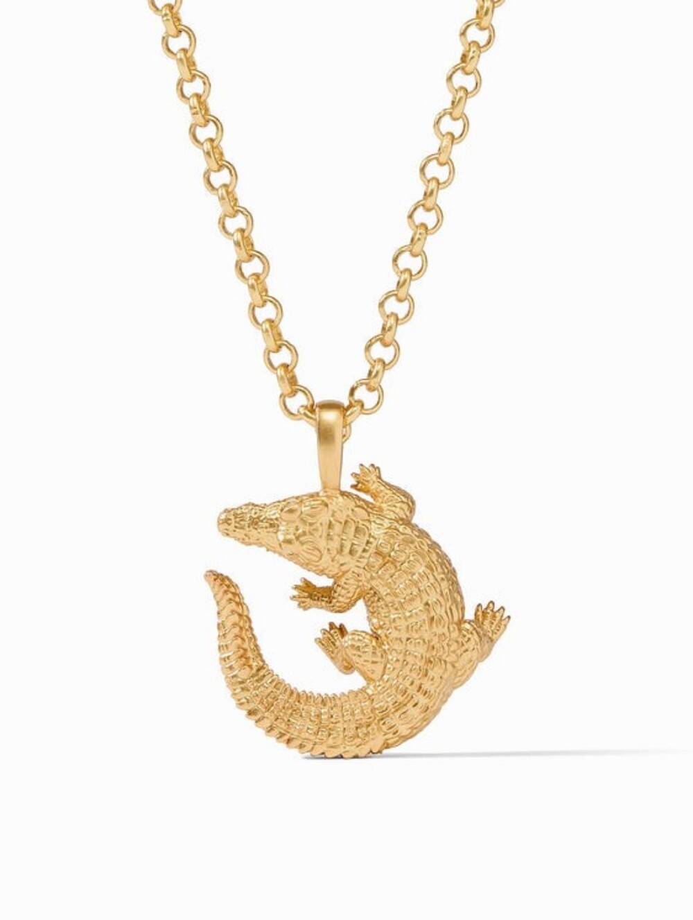 Julie Vos  Alligator Pendant Necklace